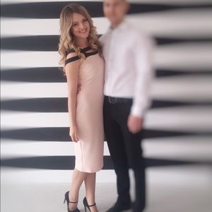 Blush going out pencil dress